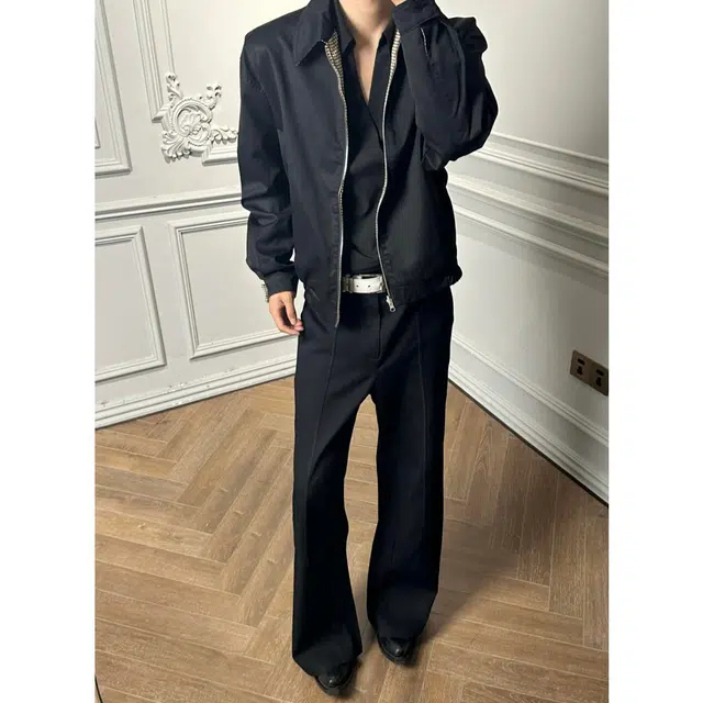 蛊惑 老钱风千鸟格双面穿外套秋季高级感短款哈灵顿夹克 男女同款