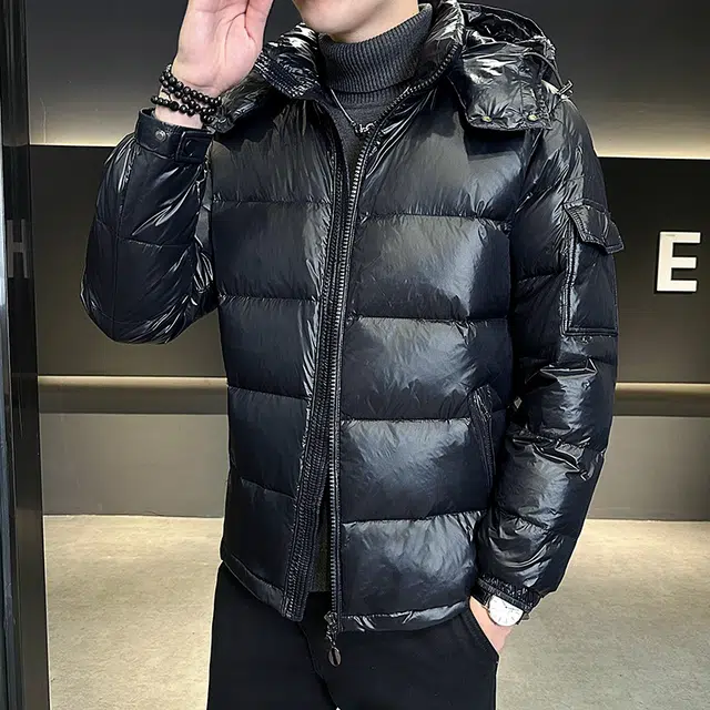 Reebok Detachable Hood Quilted Down Jacket