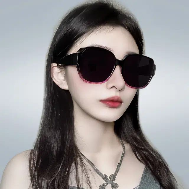 无限兔 时尚开车防紫外线百搭出行旅游防晒可套近视 太阳眼镜 男女同款情侣款
