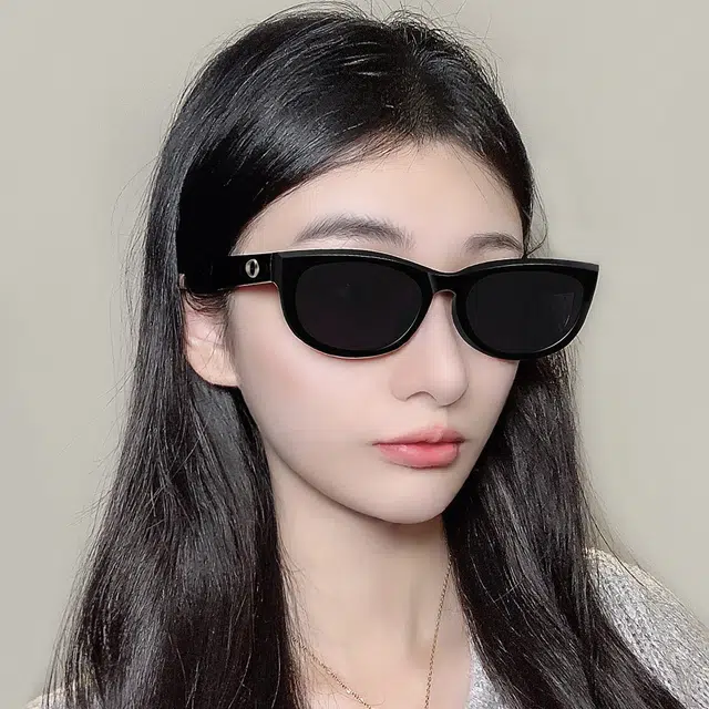无限兔 复古嘻哈素颜海边防晒小框网红女款墨镜防紫外线高级感偏光星空 太阳眼镜 男女同款情侣款