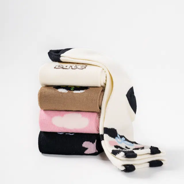 江狗 抗菌卡通可爱透气运动舒适亲肤袜子 儿童款