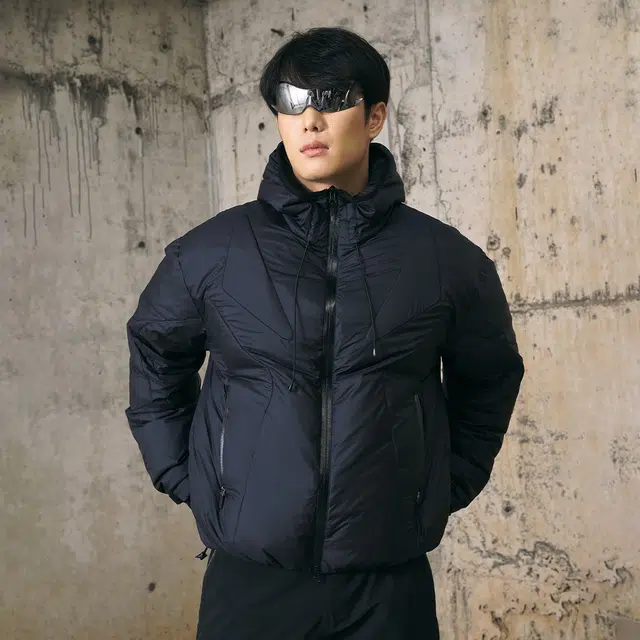 ENSHADOWER Graphene Heated Quilted Hoodie Down Jacket Black