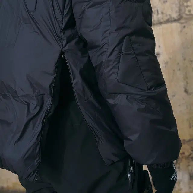 ENSHADOWER Graphene Heated Quilted Hoodie Down Jacket Black