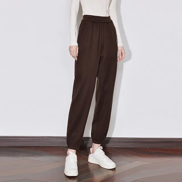 初语 口袋简约通勤休闲裤 女款