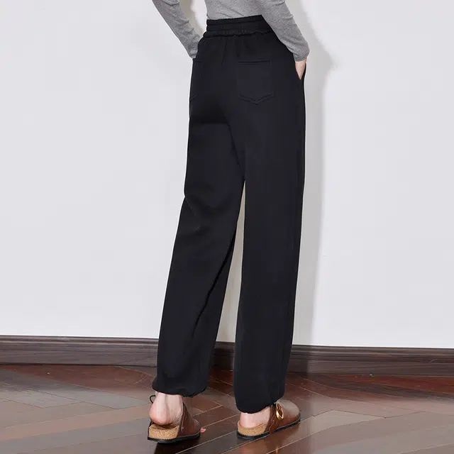 初语 口袋简约通勤休闲裤 女款