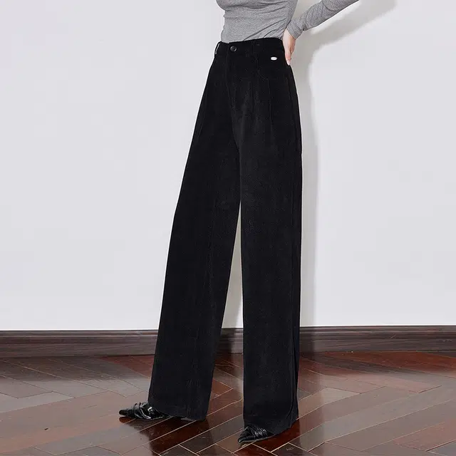 初语 口袋通勤简约休闲裤 女款