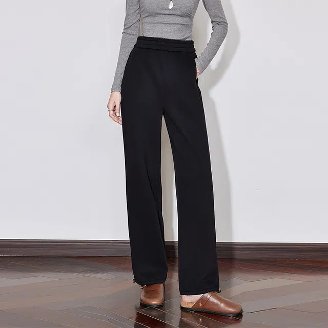 初语 口袋简约通勤休闲裤 女款