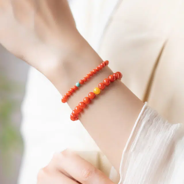 翠雅金楼 新中式满肉柿子手饰 国风转运珠温婉大气如意水逆退散能量满满 通勤百搭气质优雅#好运 玛瑙 手串 男女同款情侣款