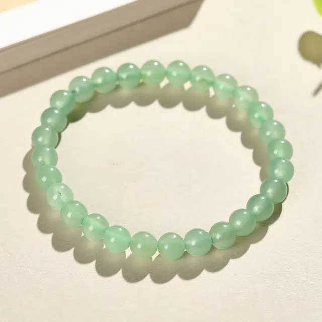 翠雅金楼 新中式 国风清新绿 单圈珠串  百搭简约 东陵玉 手串 男女同款情侣款