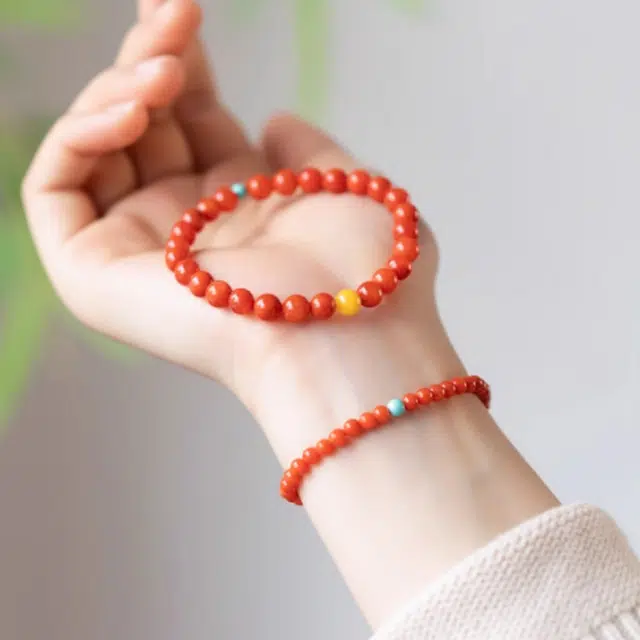 翠雅金楼 新中式满肉柿子手饰 国风转运珠温婉大气如意水逆退散能量满满 通勤百搭气质优雅#好运 玛瑙 手串 男女同款情侣款