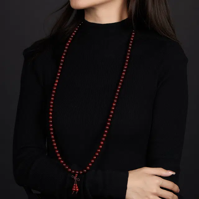 翠雅金楼 简约新中式国风木 檀木 手串 男女同款情侣款 檀木