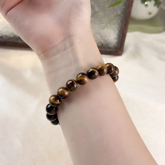 翠雅金楼 洞察之眼 升职加薪招财转运闪电 简约大气百搭款通勤 虎眼石 手串 男女同款情侣款