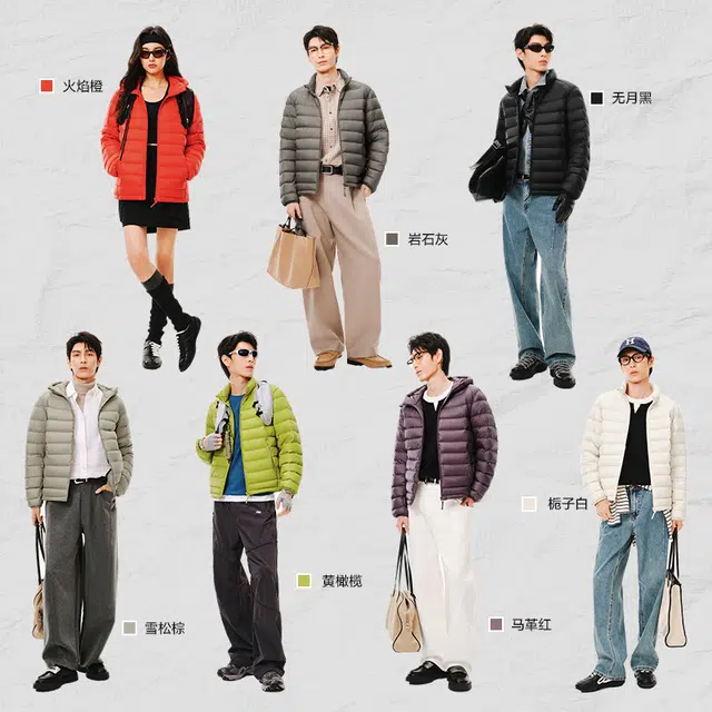 网易严选 三防零压纯色轻型保暖立领羽绒服外套 男女同款