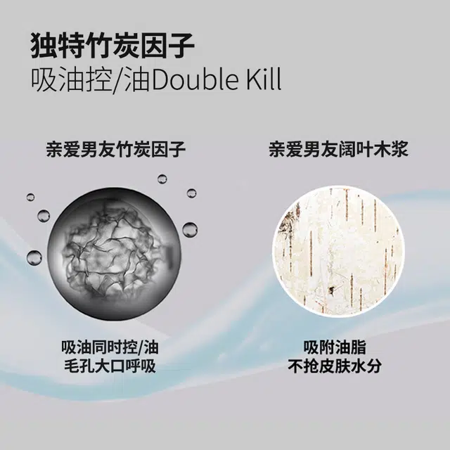 亲爱男友 龙卷风吸油面纸 清洁 面部便携清洁擦拭纸