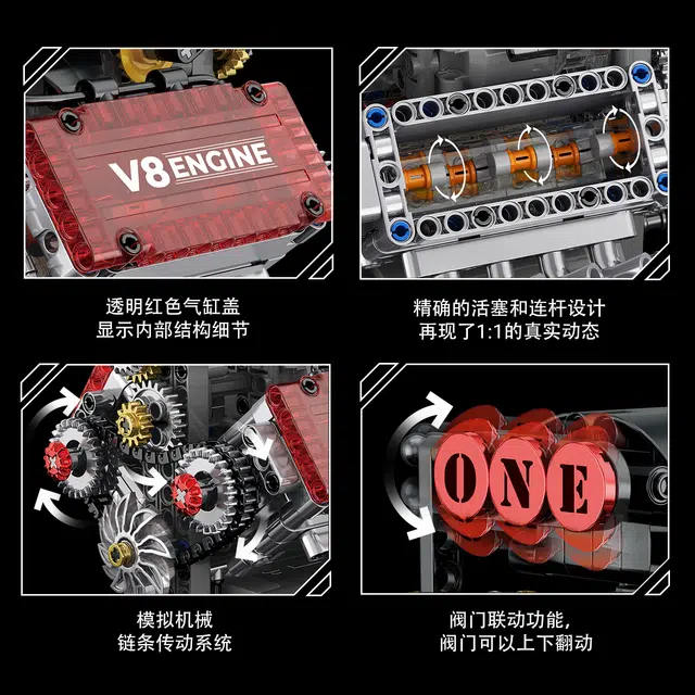 ROYDEN V8 301-600pcs G8909