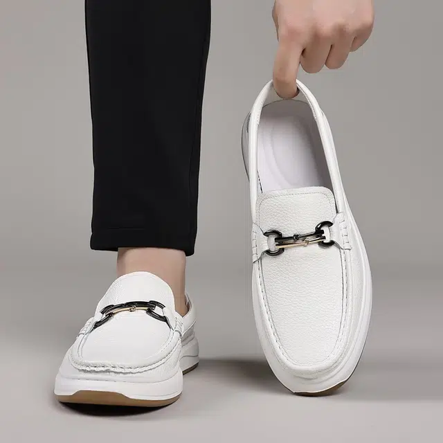 品乙 牛皮革 简约时尚复古舒适 休闲鞋 男款