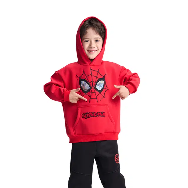 伊佳林卫衣 秋冬 蜘蛛侠 加绒加厚