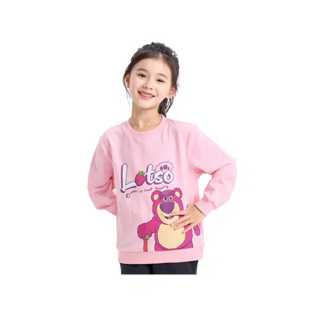 伊佳林卫衣 秋装帅气公主风 草莓熊 史迪奇 儿童款