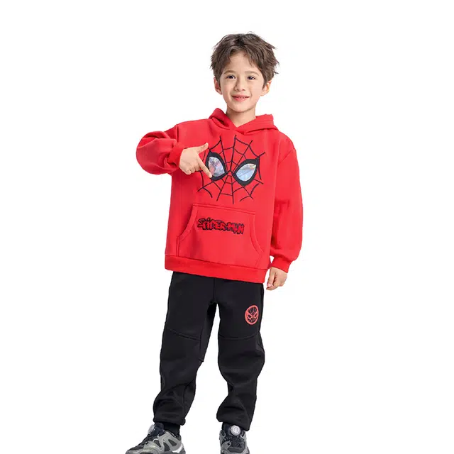 伊佳林卫衣 秋冬 蜘蛛侠 加绒加厚