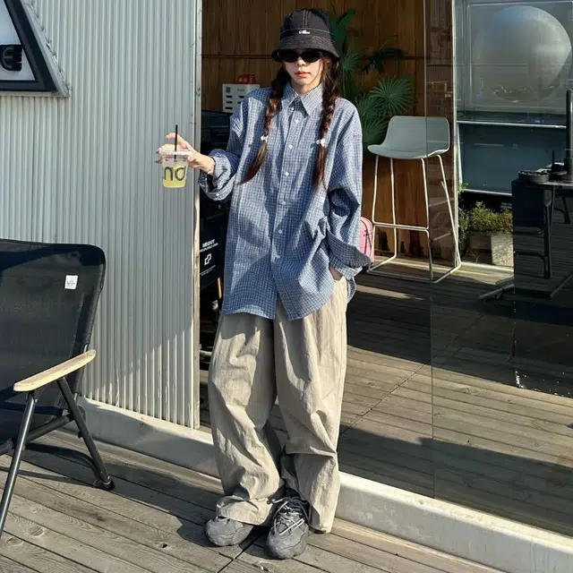 Beau Today Retro Dad Sneakers Space Grey