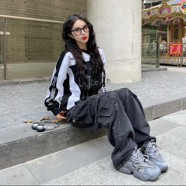 Beau Today Retro Dad Sneakers Space Grey