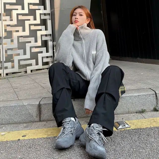 Beau Today Retro Dad Sneakers Space Grey