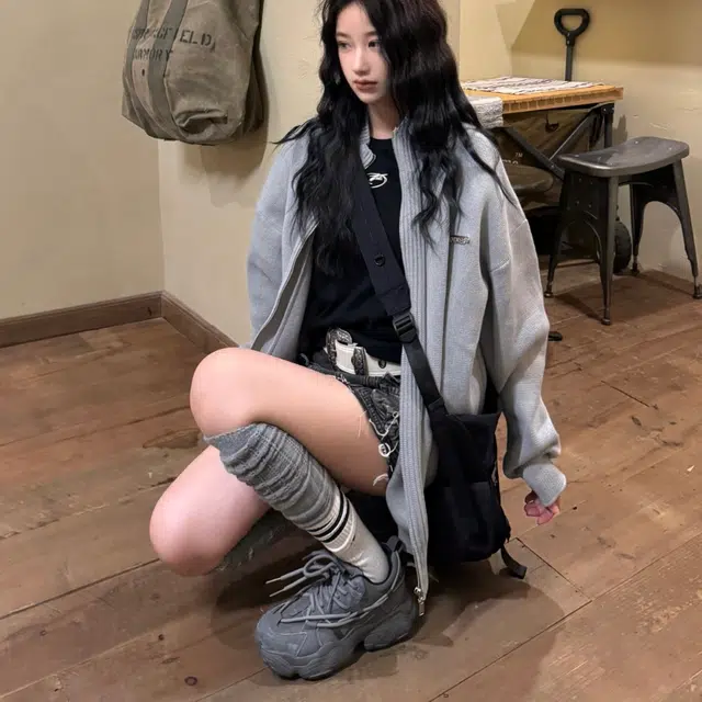 Beau Today Retro Dad Sneakers Space Grey