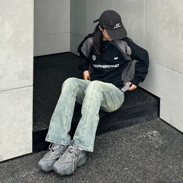 Beau Today Retro Dad Sneakers Space Grey