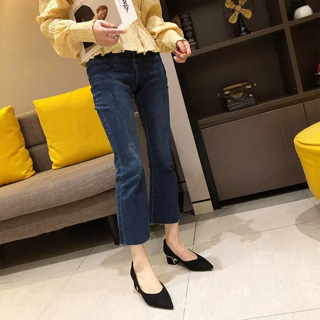 GOSO Simple Pointed Toe Heels