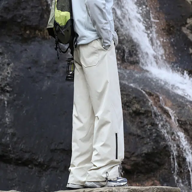 羽浅 山系户外登山机能裤徒步直筒长裤子休闲裤 男女同款