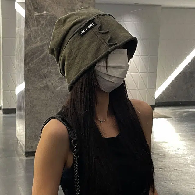 Youwei Vintage Washed Knit Beanie