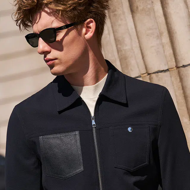 布先生 经典翻领多口袋纯色常规标准青春活力风夹克 男款