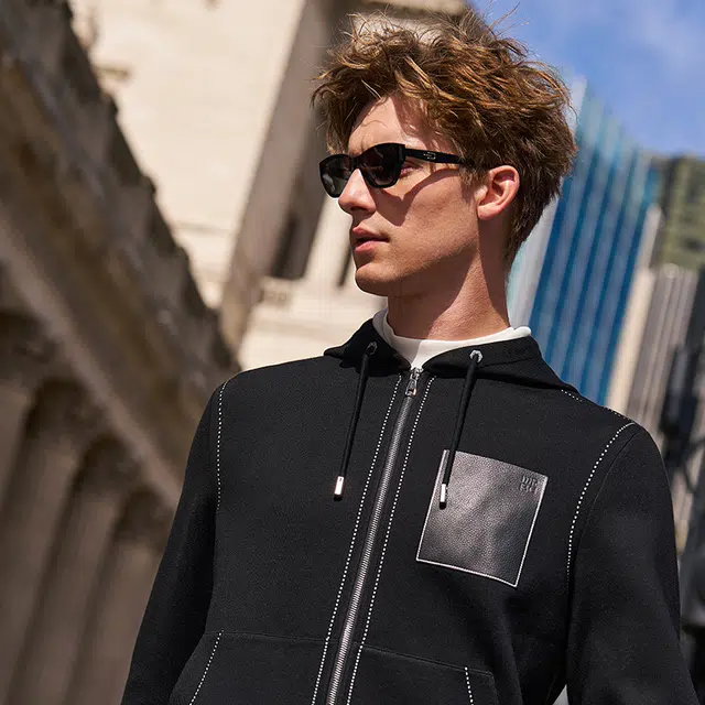 Mr. Bu Colorblock Hoodie Jacket