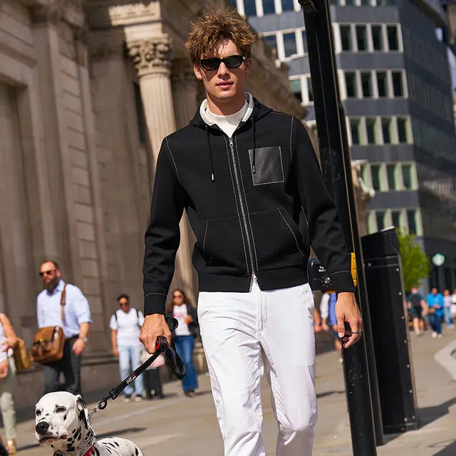 Mr. Bu Colorblock Hoodie Jacket