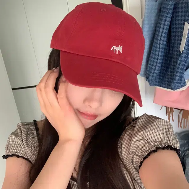 冠辉 可爱百搭小狐狸刺绣韩版街头时尚显脸小韩版帽子宽檐帽子高品质纯棉软顶帽子 棉 棒球帽 男女同款情侣款