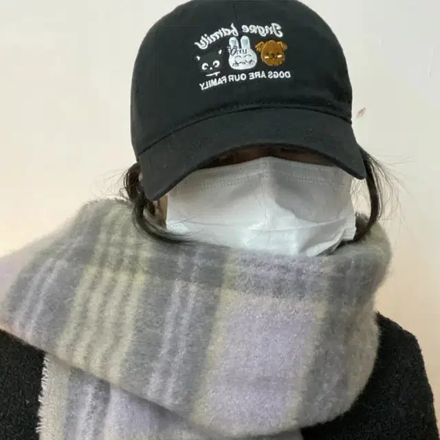 冠辉 刺绣韩版百搭大头围显脸小宽帽檐大脸深顶帽子可爱动物刺绣春秋夏显脸小遮阳帽 棉 鸭舌帽 男女同款情侣款