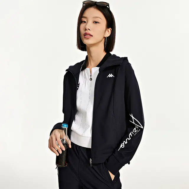 Kappa Knit Hoodie Cardigan