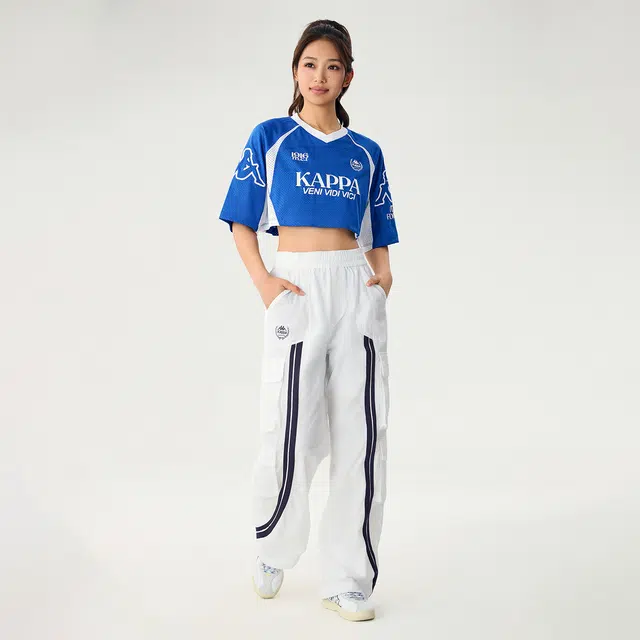 Kappa V-Neck Breathable Letter Tee