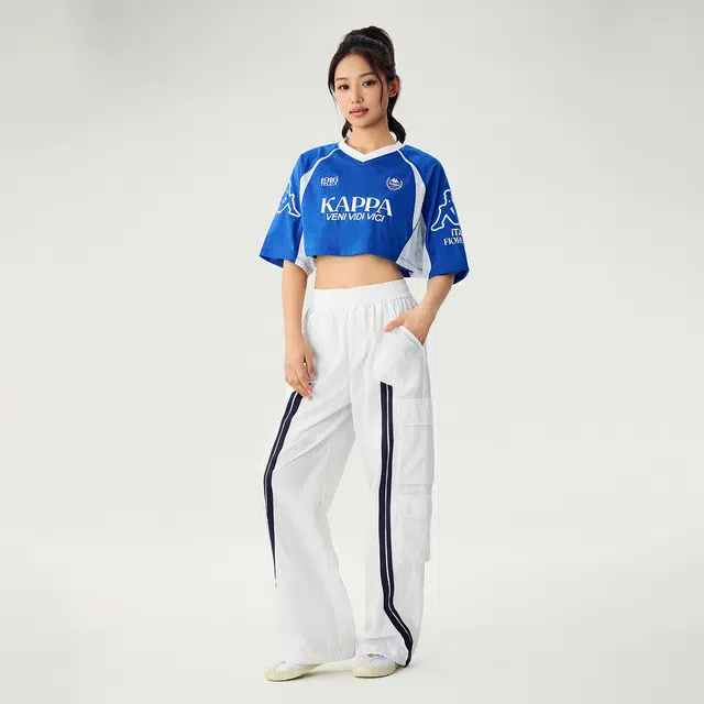 Kappa V-Neck Breathable Letter Tee