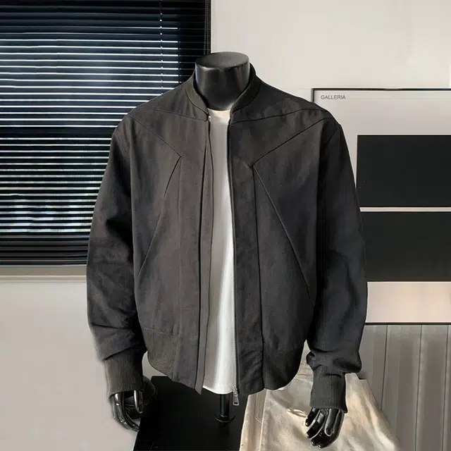 唐启 秋季高级感短款工装外套痞帅棒球服美式红内解构飞行夹克 男女同款