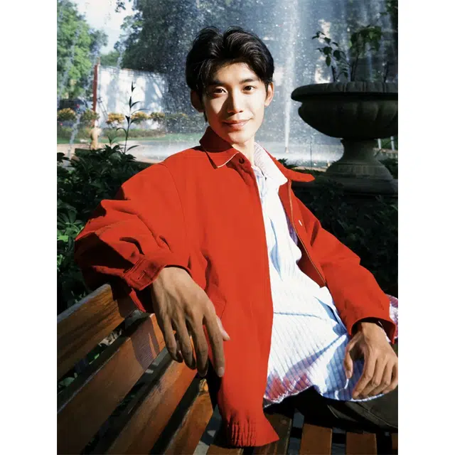 唐启 美式复古工装短款哈灵顿外套秋季休闲翻领棒球服衬衫夹克 男女同款