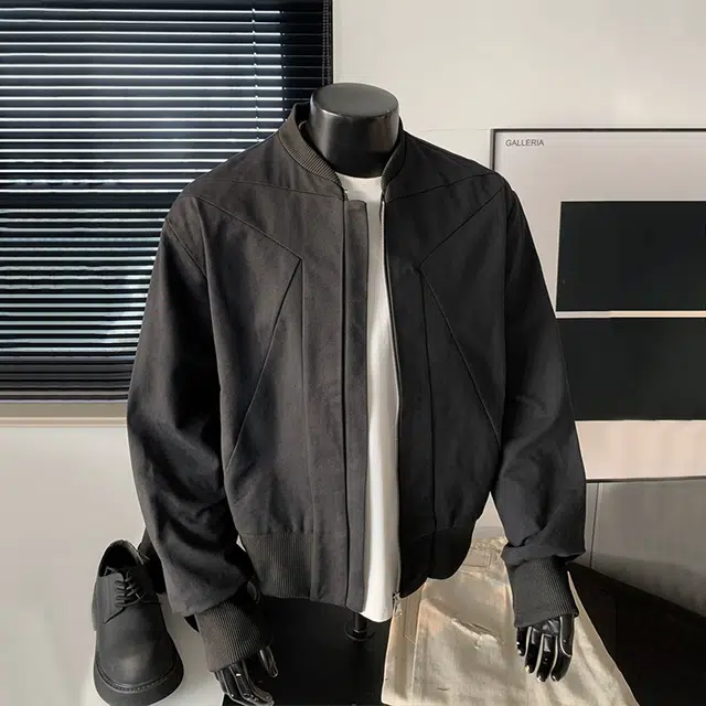 唐启 秋季高级感短款工装外套痞帅棒球服美式红内解构飞行夹克 男女同款