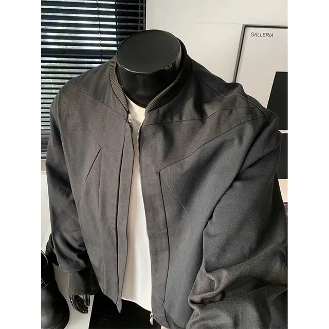 唐启 秋季高级感短款工装外套痞帅棒球服美式红内解构飞行夹克 男女同款