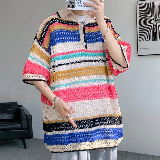 MARK WAFFLE Polo