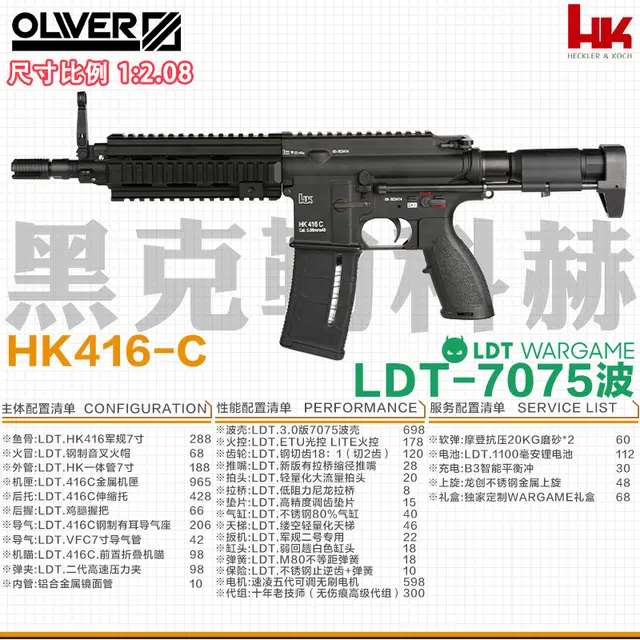 LDT WARGAME HK 416C