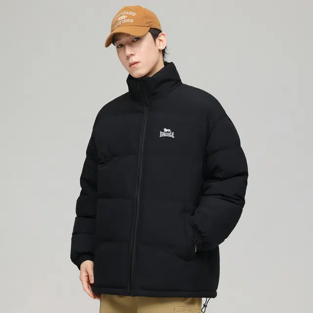 Lonsdale Basic Logo Puffer Jacket