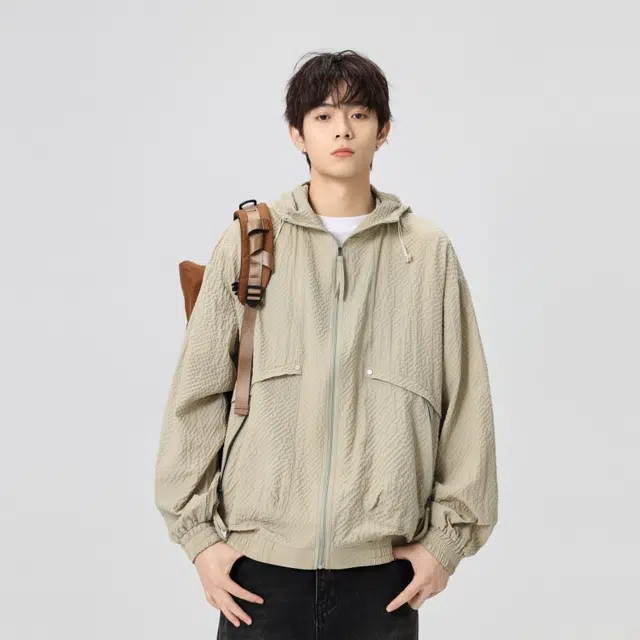 左岸 宽松透气轻薄款户外运动上衣防晒服 男款