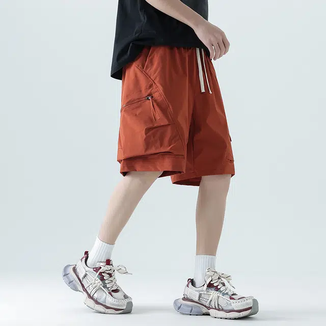 左岸 美式速干多巴胺夏季薄款透气穿搭五分裤工装短裤 男款