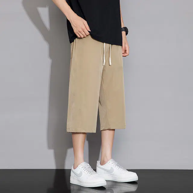 左岸 冰丝速干七分裤宽松外穿中裤运动休闲短裤 男女同款