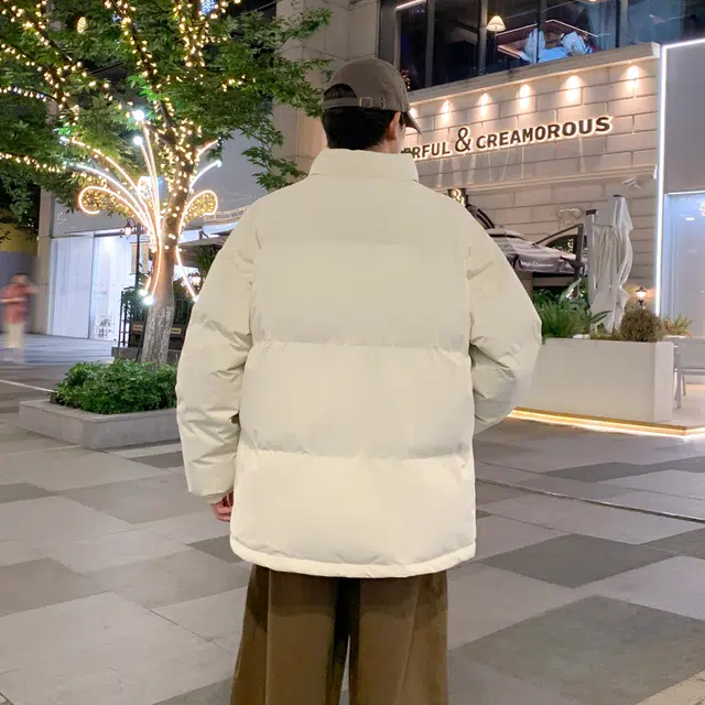 左岸 美式高街设计立领男士百搭纯色棉衣外套休闲上衣面包服简约时尚宽松舒适学院风户外港风潮牌棉服 男款